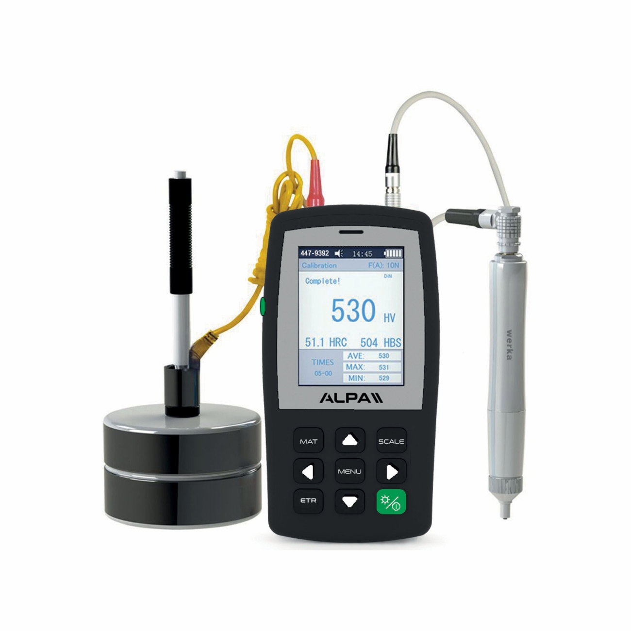 031924fa-3e85-4c33-ab98-fbb10b659a8a Portable ultrasonic hardness tester ALPA