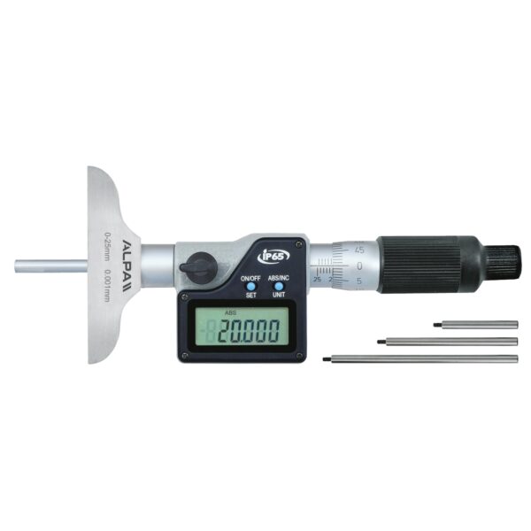 Digital depth micrometer IP65 ALPA BA090