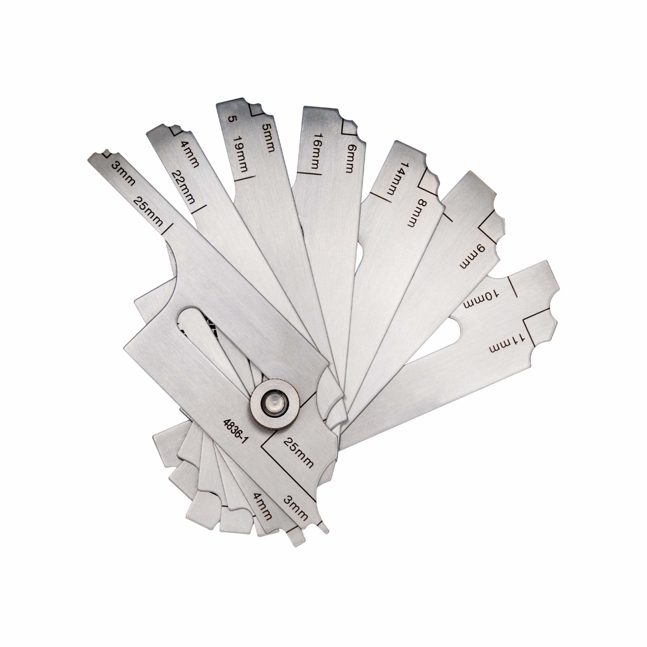 41605292-b6dd-47d3-b44e-65d185e89244 Weld seam calipers with 7 blades ALPA AB150