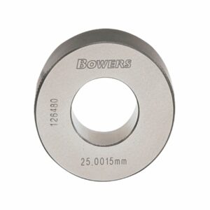 Setting ring for small bore micrometer BOWERS
