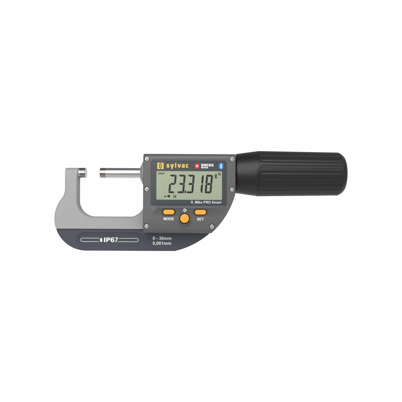 52237505-1f2a-46e4-b97c-1e0f76a475f2 IP67 digital micrometer with Bluetooth® fast forward and presets S_Mike PRO Smart SYLVAC