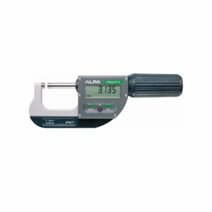 IP67 digital micrometer with fast feed and preset MEGAwhiz ALPA