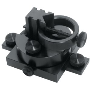 Dual axis vee block fitted with side base ALPA LB020