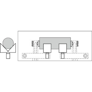 Supporti a "V" per cilindri BOWERS BA428