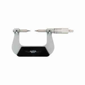 Micrometer with interchangeable ball contacts ALPA BB100