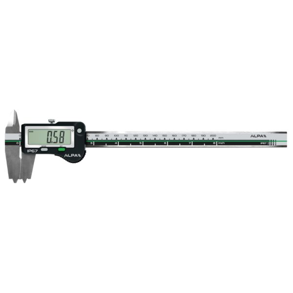 Digital slide caliper for ring joints IP67 with preset ALPA AA080