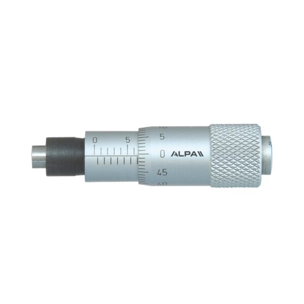 Micrometer head 0-6.5 mm travel ALPA BB130