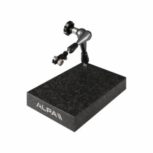 Stativo porta comparatore snodabile con piano in granito ALPA