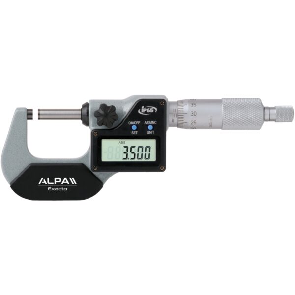 Digital micrometer IP65 ALPA BA025