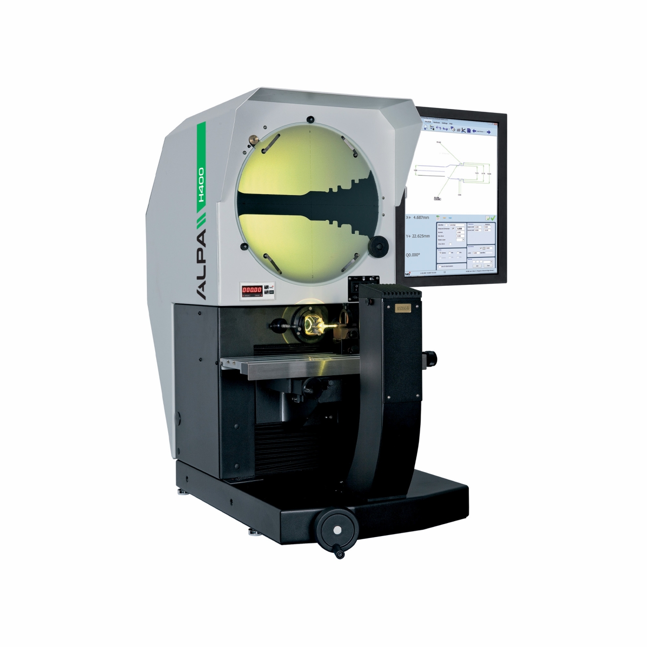 cd2f1234-c16f-4321-9f78-db3e16655244 Proiettore di profili orizzontale H400 ALPA